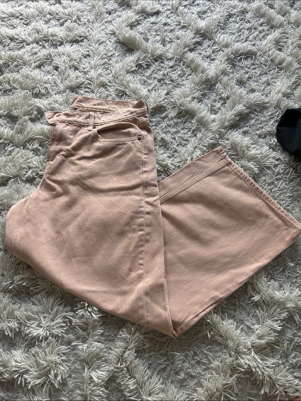 Old Navy Wide Leg Jeans in Dusty Pink
